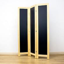 Nelson 3 Panel Blackboard Wooden Divider
